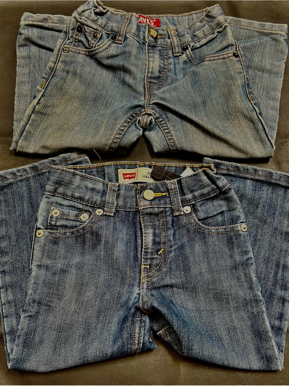 Levi's Boys Straight Leg Jeans Sz 2T Lot of 2-Pair